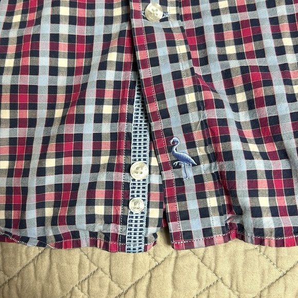 TailorByrd Navy/LtBlue/Pink Plaid Mens LS Shirt Sz XL - Picture 8 of 14